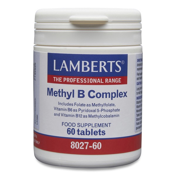 Imagen de Lamberts complejo Methyl B suplemento de vitaminas grupo B  60 comprimidos