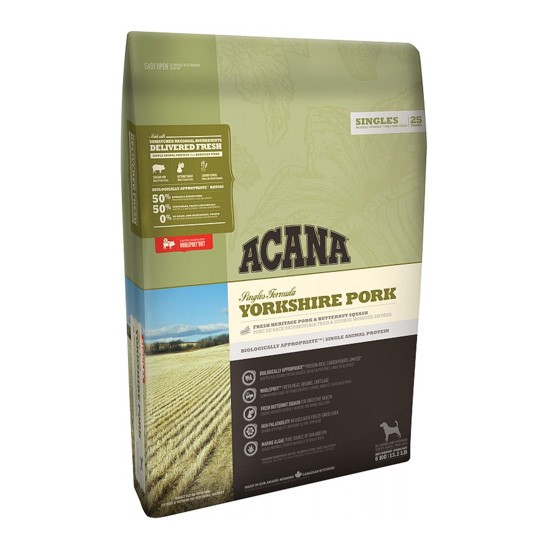 Imagen de Acana pork butternut squash pienso para perros con cerdo 6kg