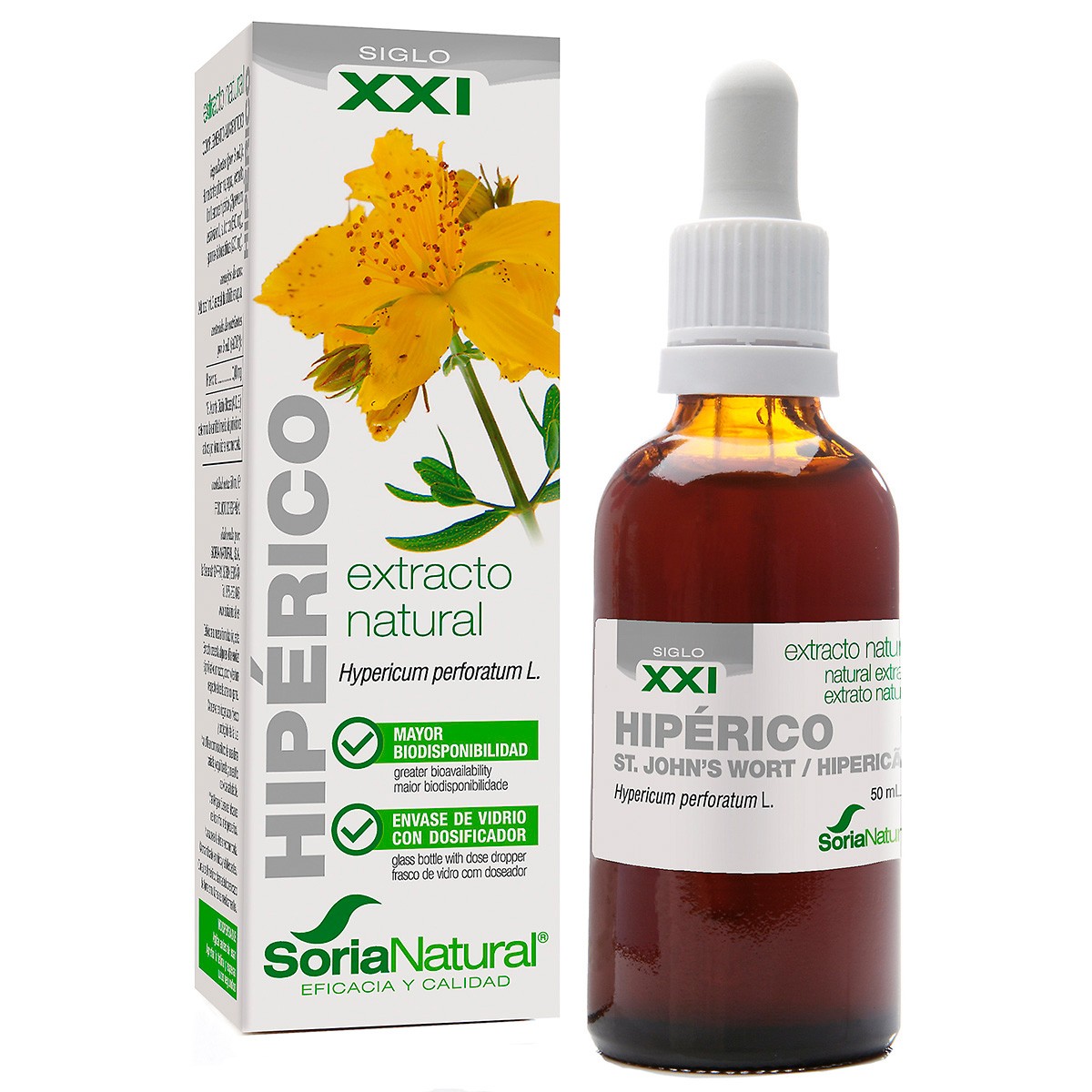 Imagen de Soria Natural Hiperico extracto glicerinado 50ml