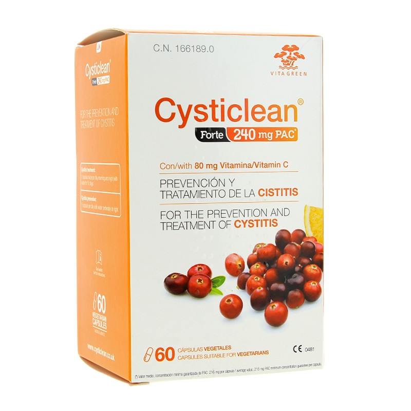 Imagen de Cysticlean forte 240mg 60 cápsulas