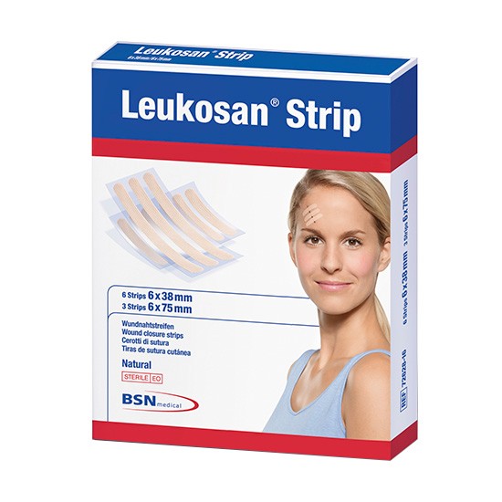 Imagen de Leukosan strip nat 6 x 38 mm 6 x 75mm 2 uds