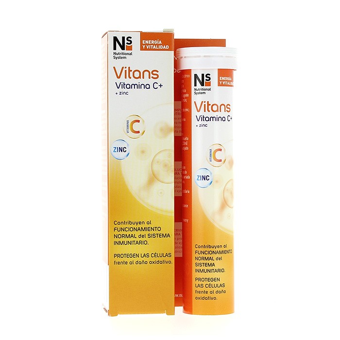 Imagen de N+S VITANS VITAMINA C+ 20 COM. EFERVESC.