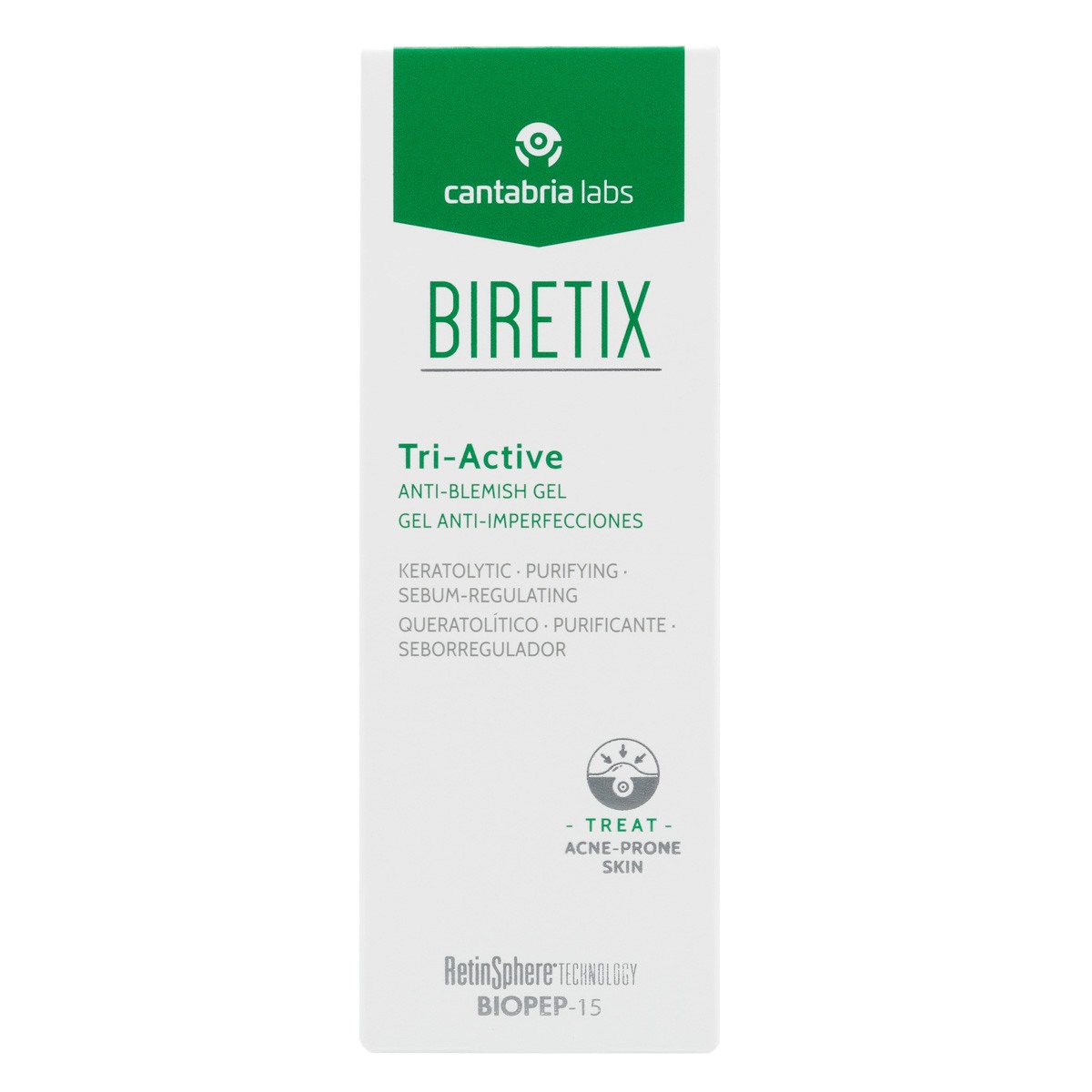 Imagen de Biretix tri active gel anti imperfecciones 50 ml