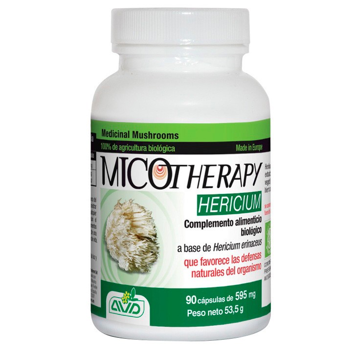 Imagen de Micoteraphy hericium 595 mg 90 capsulas avd