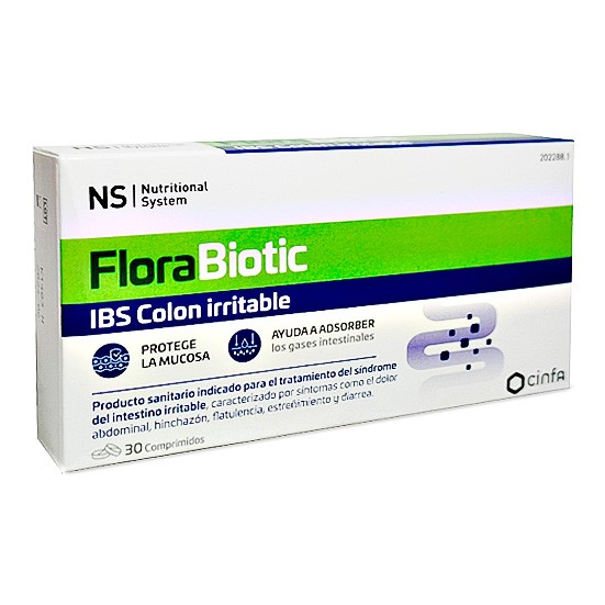 Imagen de Cinfa NS Florabiotic Ibs Colon Irritable 30 comprimidos.