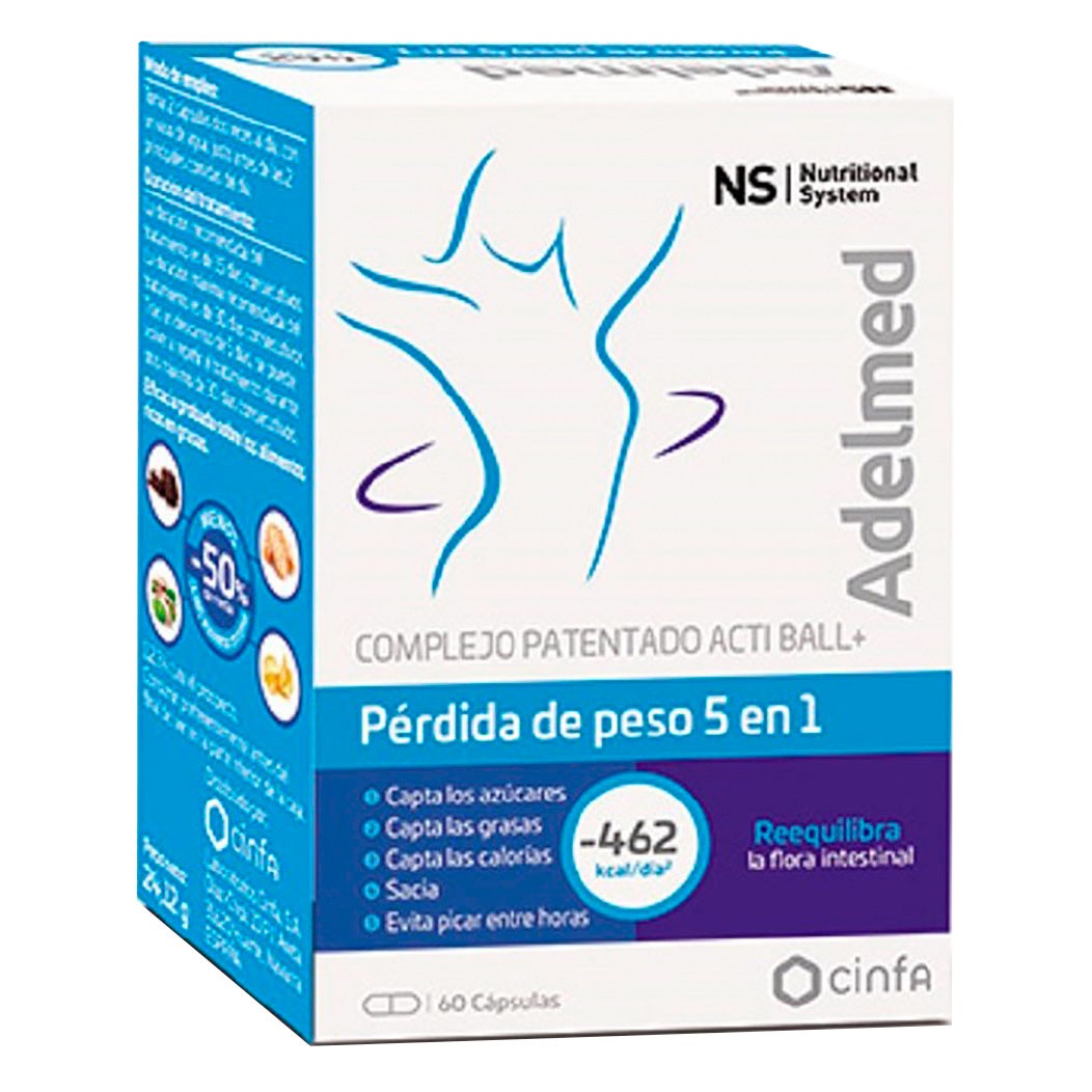 Imagen de Cinfa NS Adelmed cápsulas saciantes 60 unidades