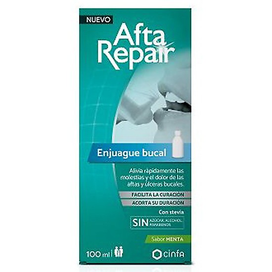 Imagen de Afta Repair enjuague bucal sabor menta 100ml