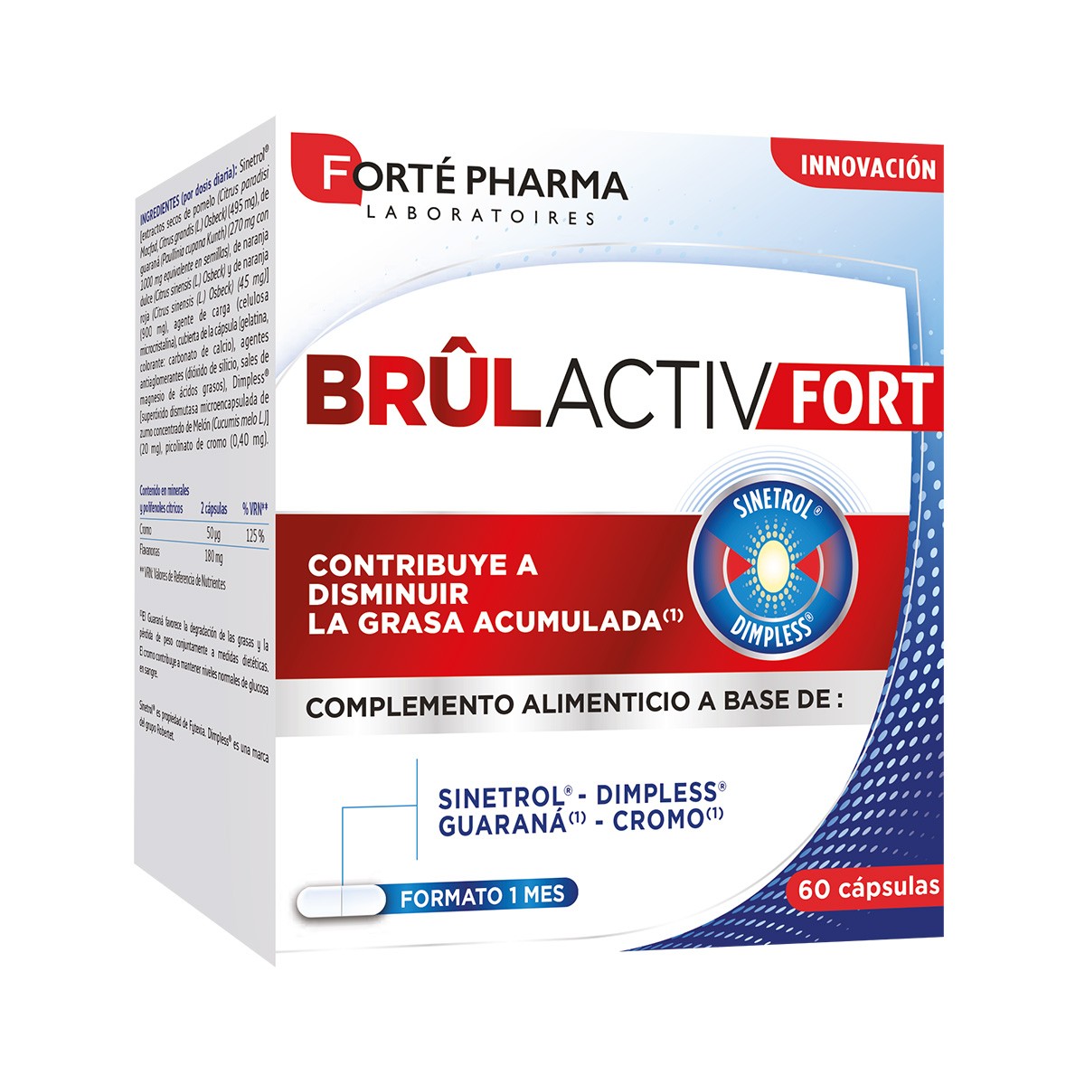 Imagen de Bruactiv Fort reductor grasa acumulada 60 capsulas