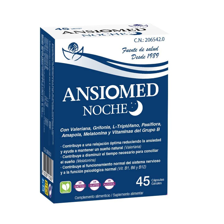 Imagen de Ansiomed noche 45 cápsulas