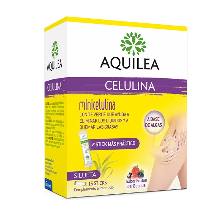 Imagen de Aquilea mini celulina te verde 15 sticks